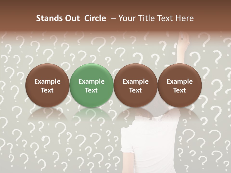 Little Standing Green PowerPoint Template