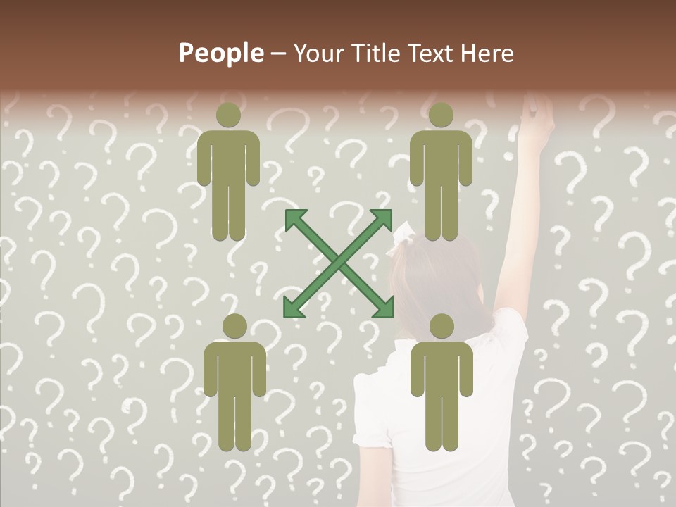 Little Standing Green PowerPoint Template