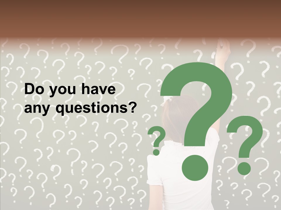 Little Standing Green PowerPoint Template