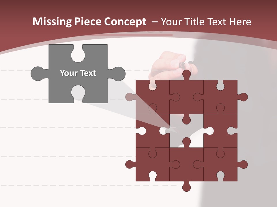 Mark Drawing Form PowerPoint Template