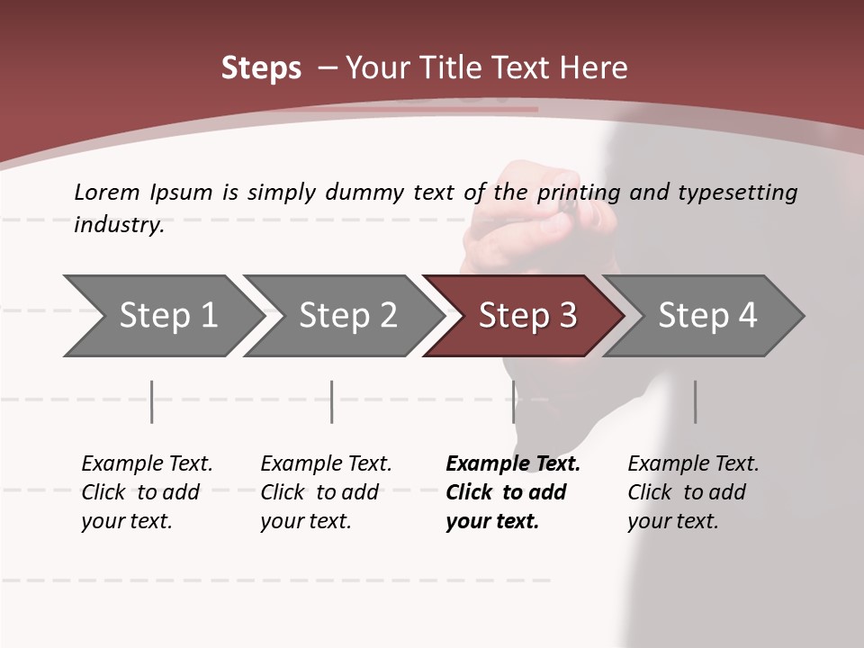 Mark Drawing Form PowerPoint Template