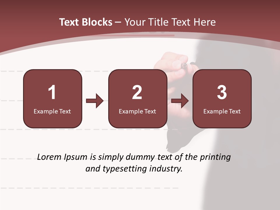 Mark Drawing Form PowerPoint Template