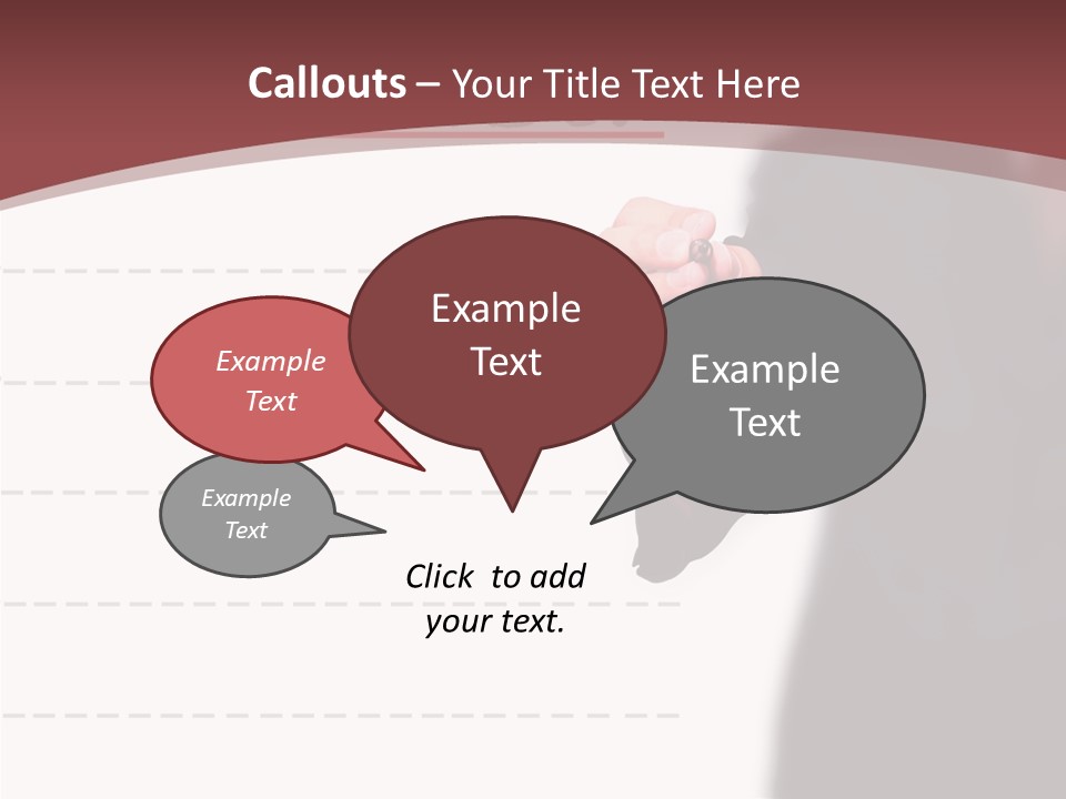 Mark Drawing Form PowerPoint Template