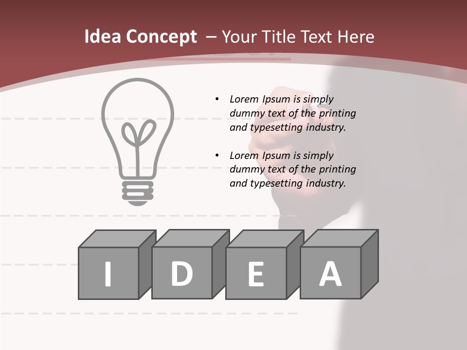Mark Drawing Form PowerPoint Template