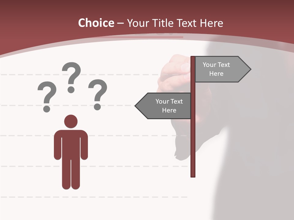 Mark Drawing Form PowerPoint Template