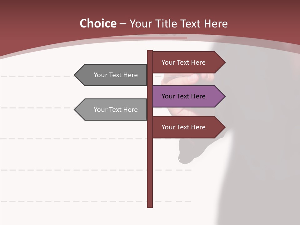 Mark Drawing Form PowerPoint Template