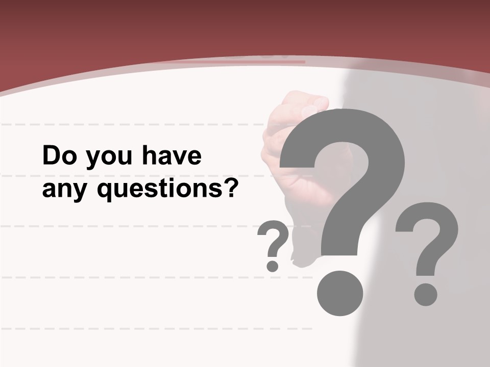 Mark Drawing Form PowerPoint Template