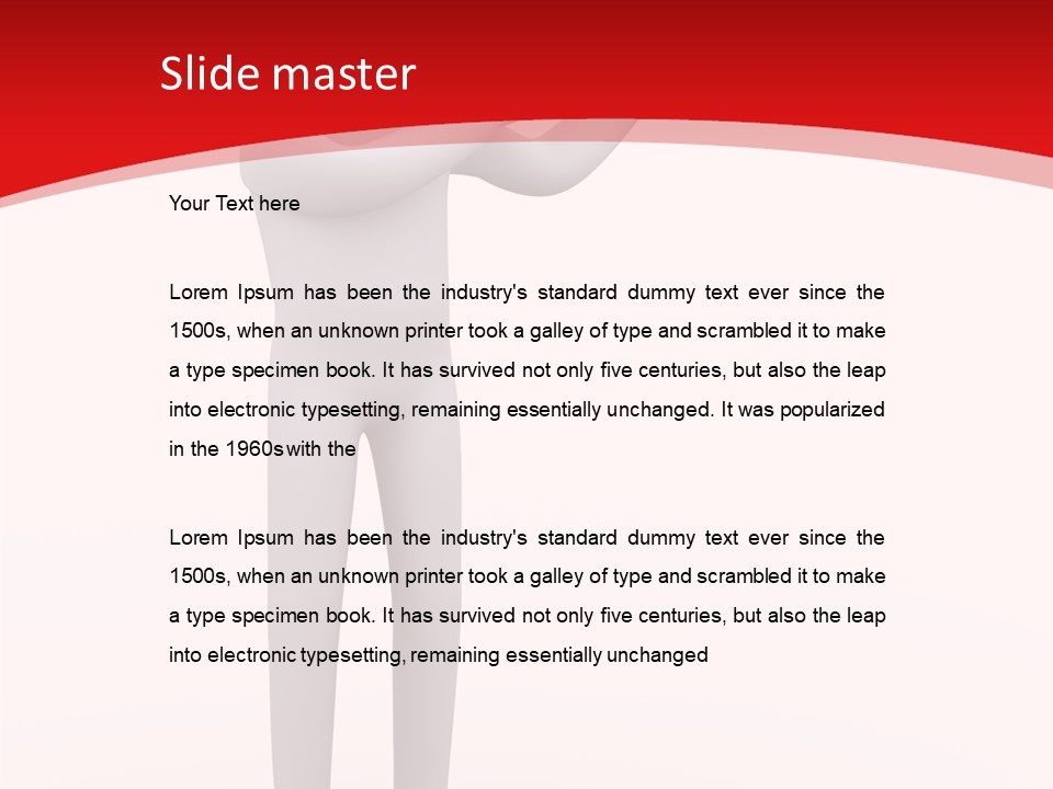 Male Holiday Investment PowerPoint Template