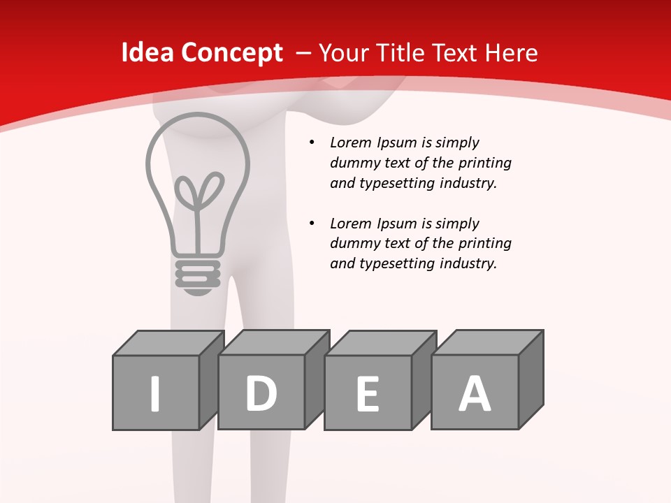 Male Holiday Investment PowerPoint Template