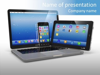 Personal Equipment Connection PowerPoint Template