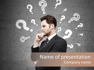 Tracing Concrete Thinking PowerPoint Template