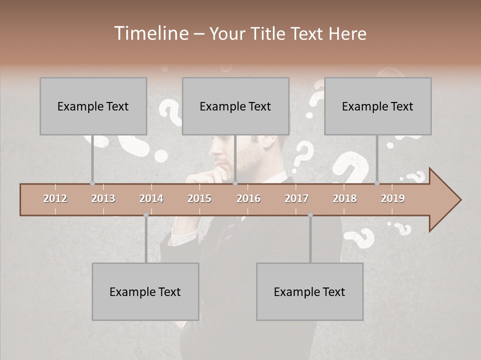 Tracing Concrete Thinking PowerPoint Template
