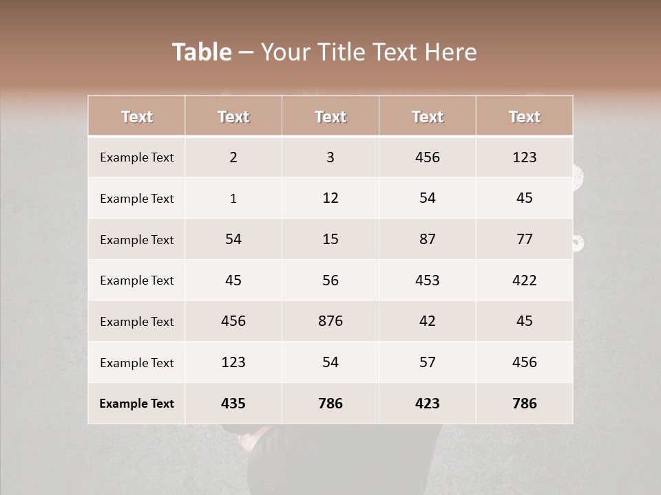 Tracing Concrete Thinking PowerPoint Template