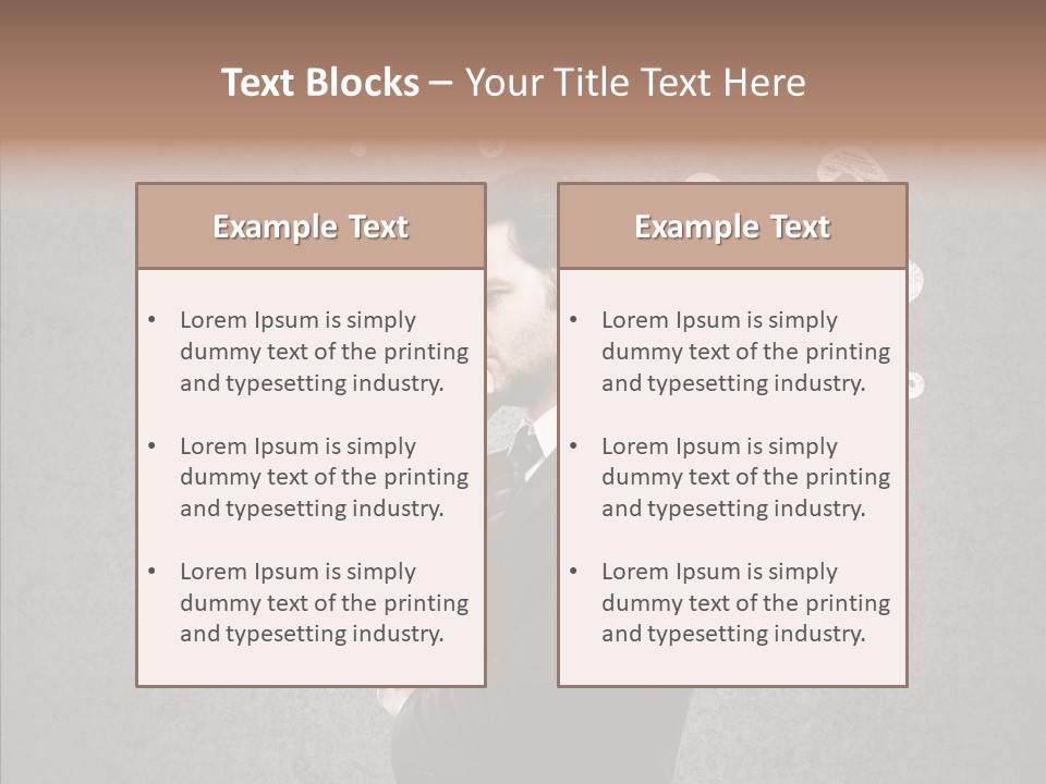 Tracing Concrete Thinking PowerPoint Template
