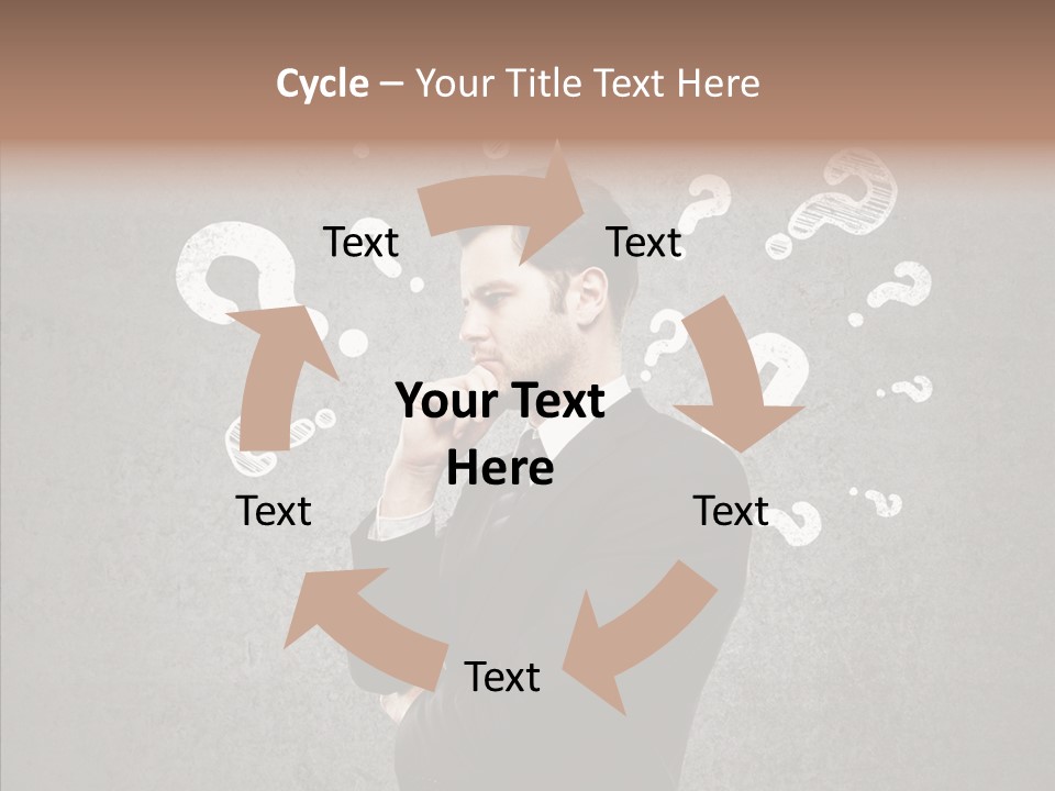 Tracing Concrete Thinking PowerPoint Template