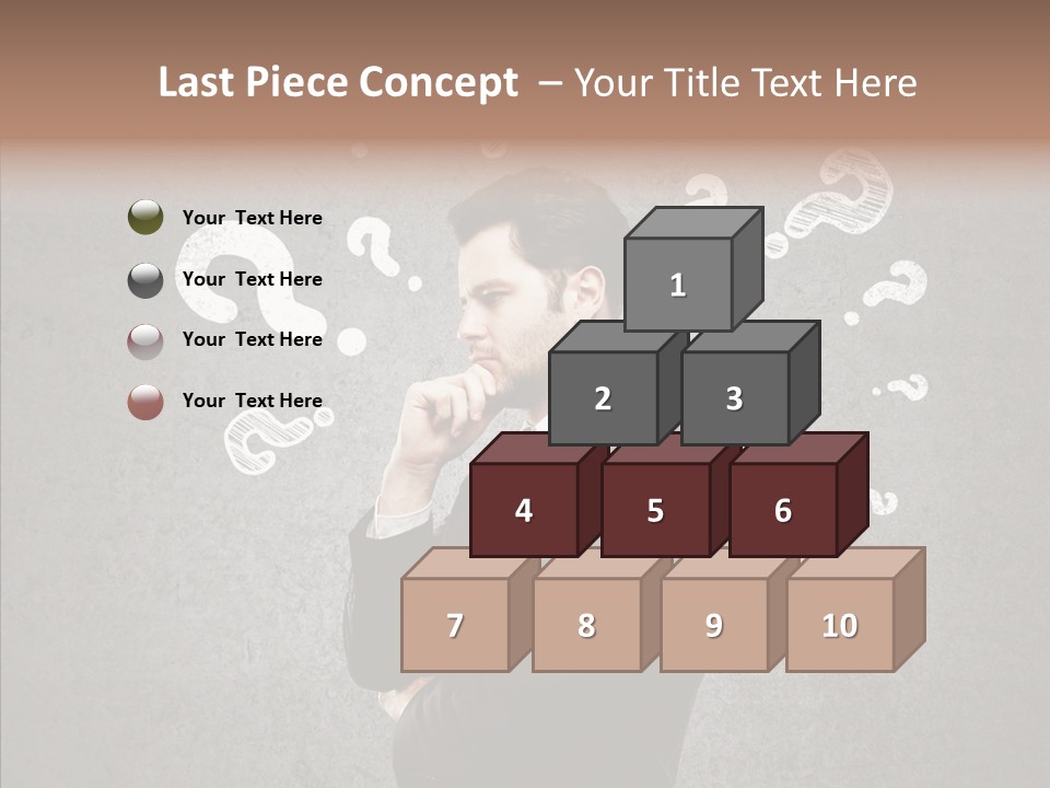 Tracing Concrete Thinking PowerPoint Template
