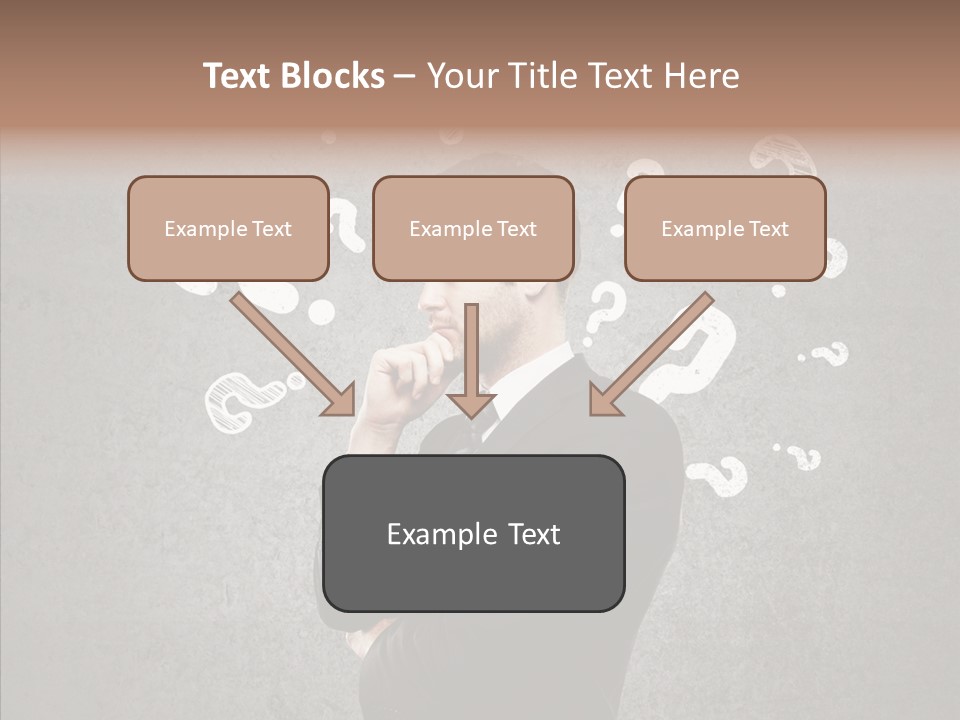 Tracing Concrete Thinking PowerPoint Template