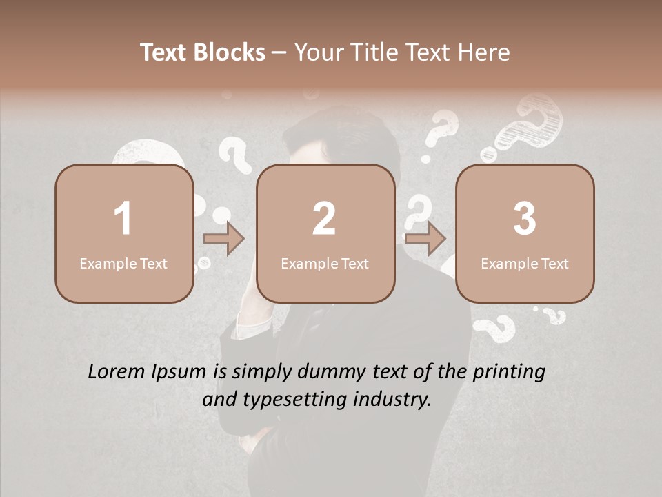Tracing Concrete Thinking PowerPoint Template