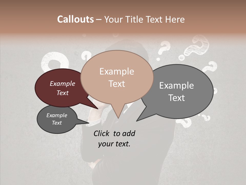 Tracing Concrete Thinking PowerPoint Template
