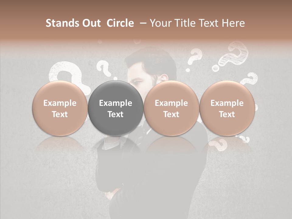 Tracing Concrete Thinking PowerPoint Template