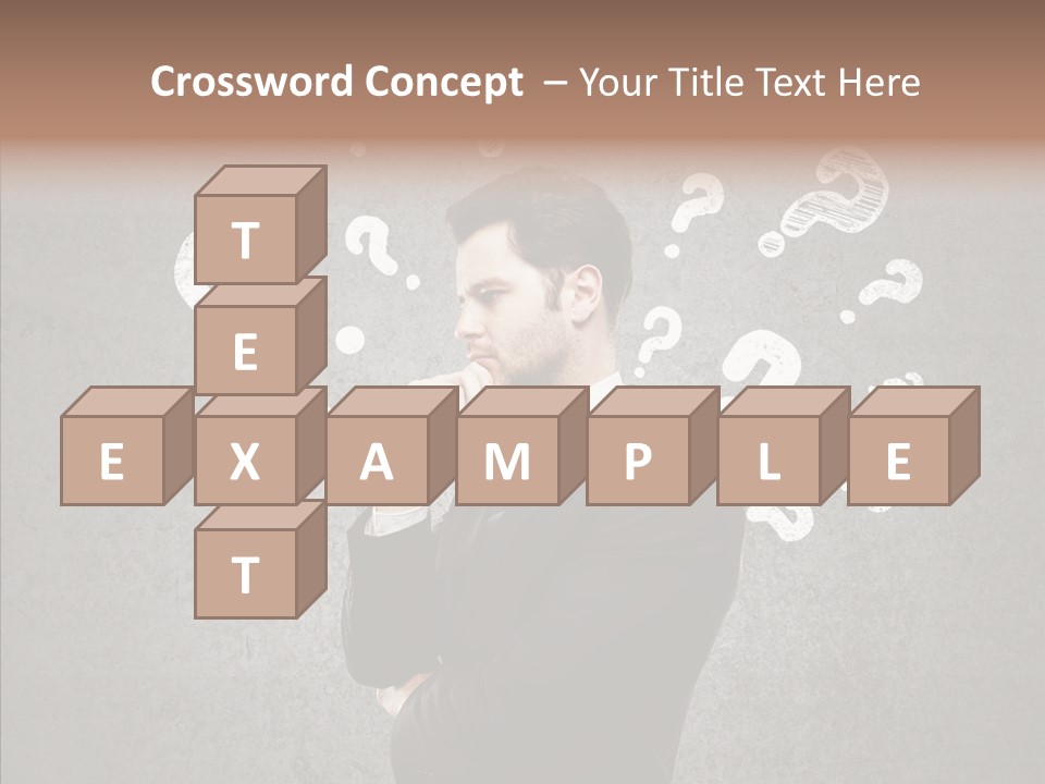 Tracing Concrete Thinking PowerPoint Template