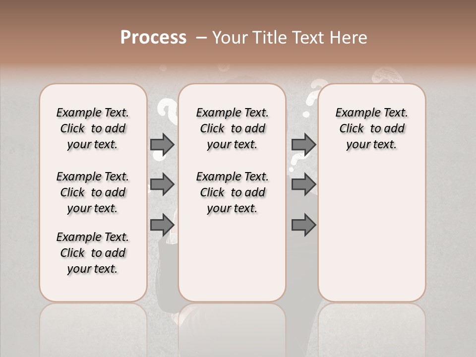 Tracing Concrete Thinking PowerPoint Template