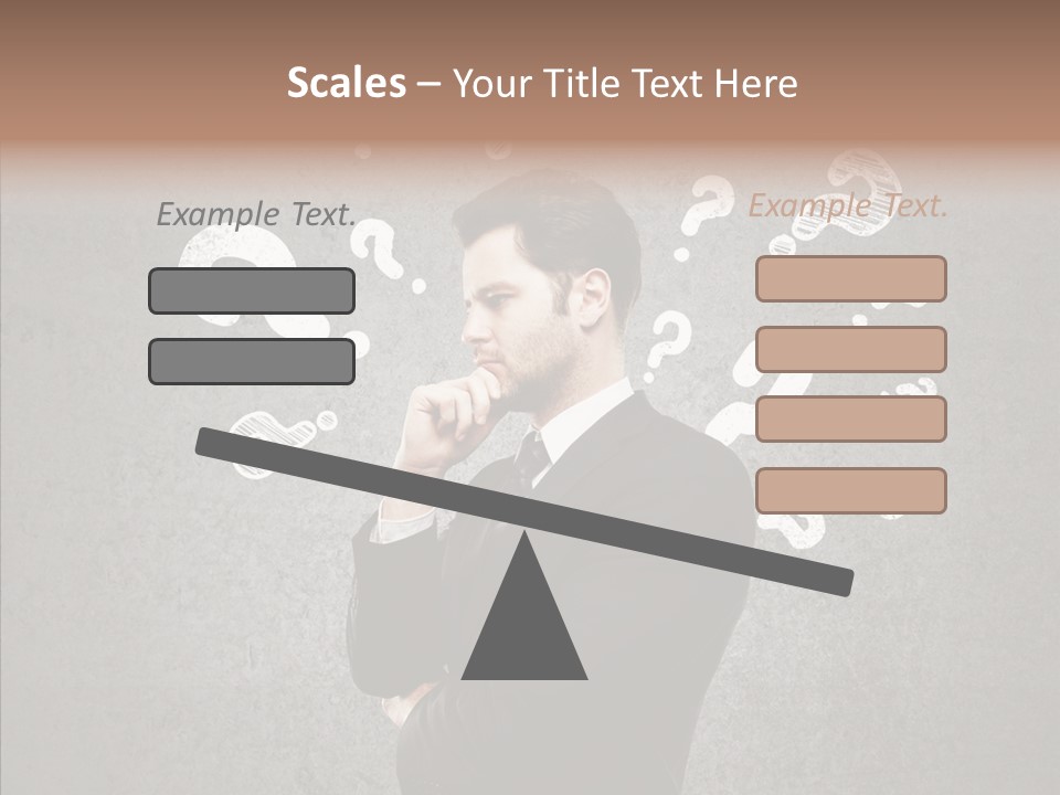 Tracing Concrete Thinking PowerPoint Template
