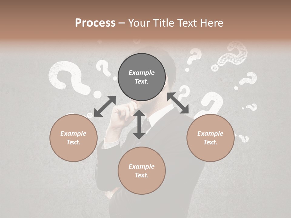 Tracing Concrete Thinking PowerPoint Template