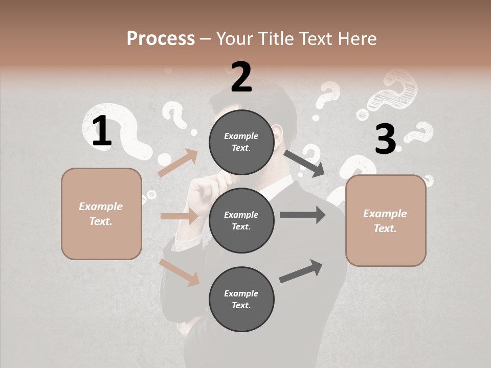Tracing Concrete Thinking PowerPoint Template