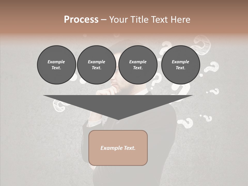 Tracing Concrete Thinking PowerPoint Template