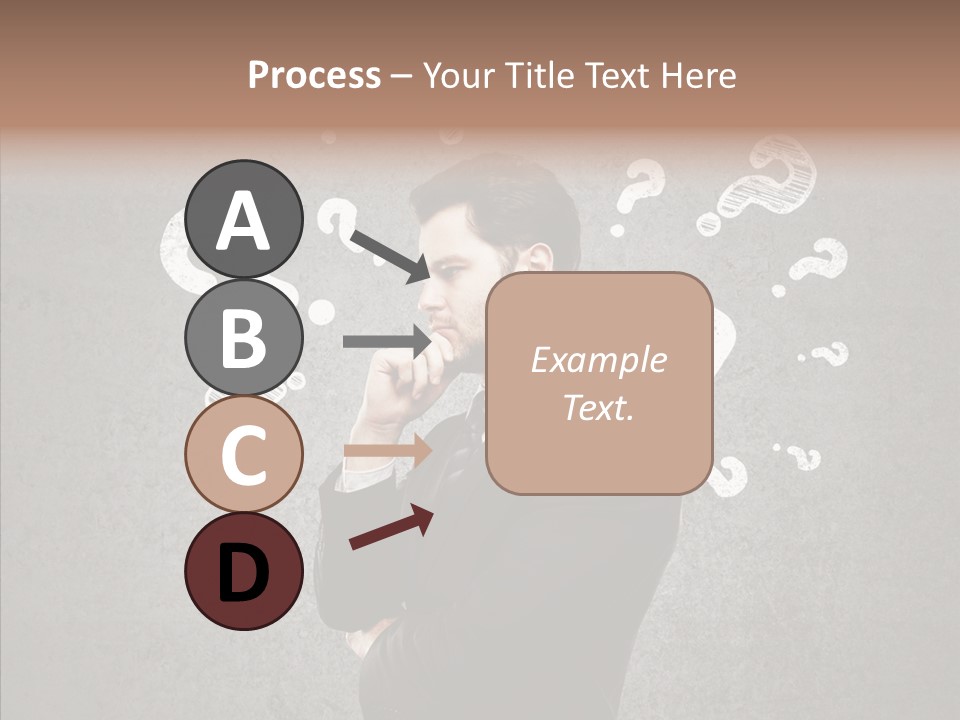 Tracing Concrete Thinking PowerPoint Template