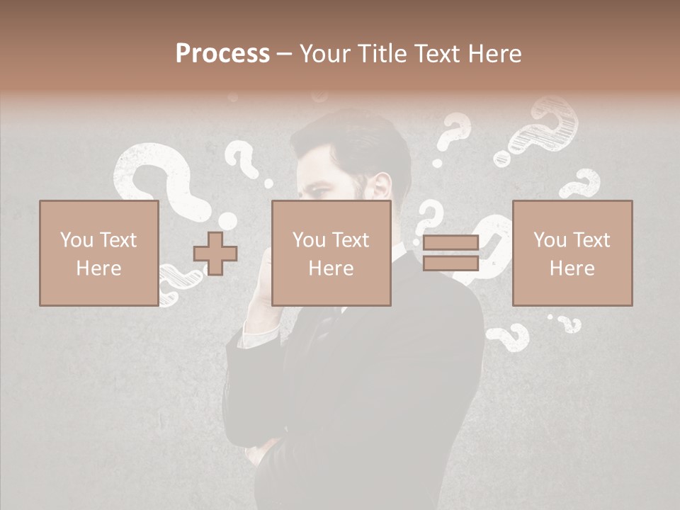 Tracing Concrete Thinking PowerPoint Template