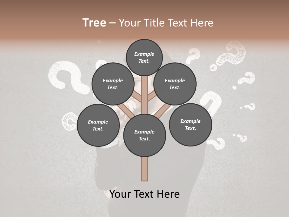 Tracing Concrete Thinking PowerPoint Template