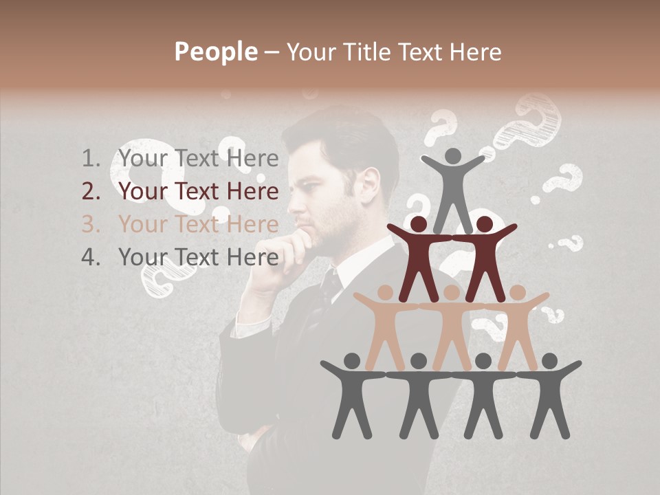 Tracing Concrete Thinking PowerPoint Template