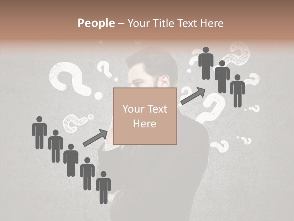Tracing Concrete Thinking PowerPoint Template
