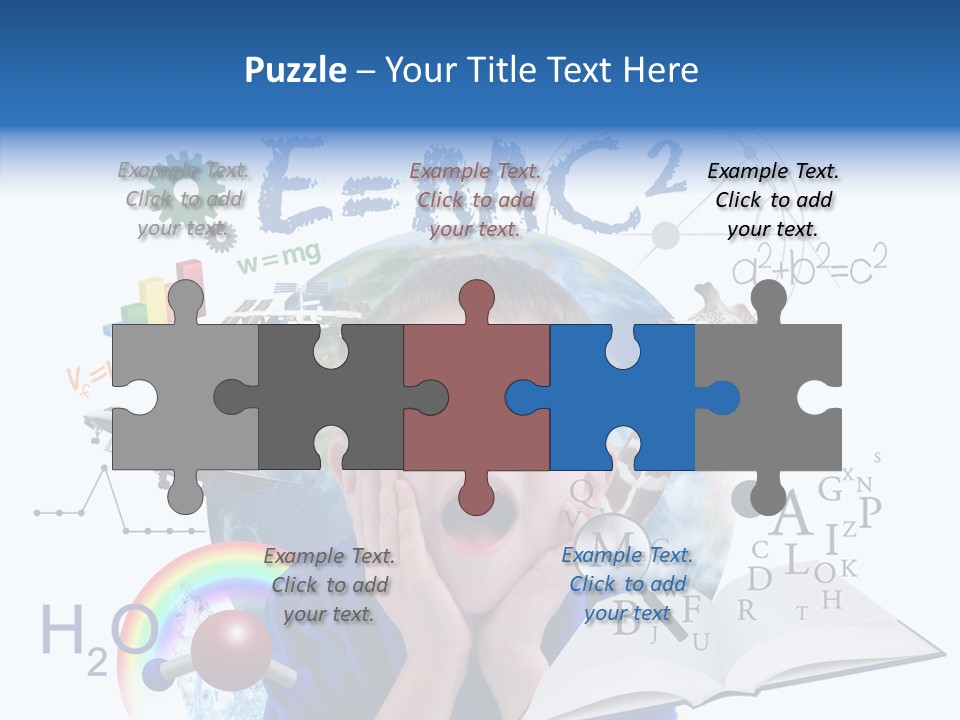 Think Calculation Communication PowerPoint Template
