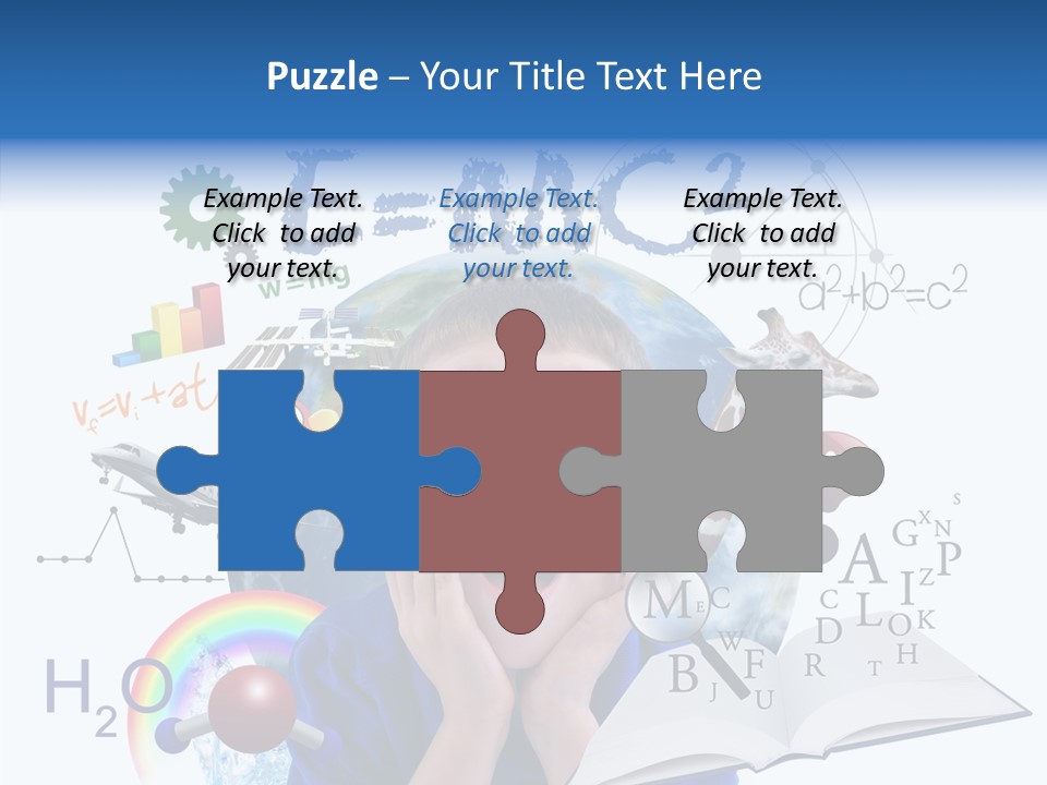 Think Calculation Communication PowerPoint Template