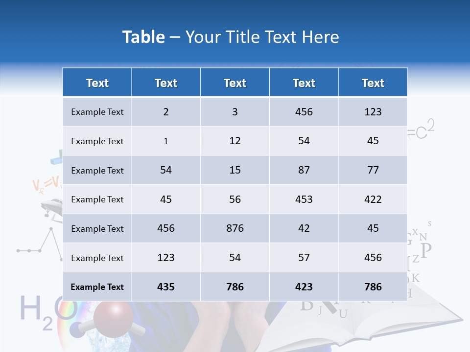Think Calculation Communication PowerPoint Template