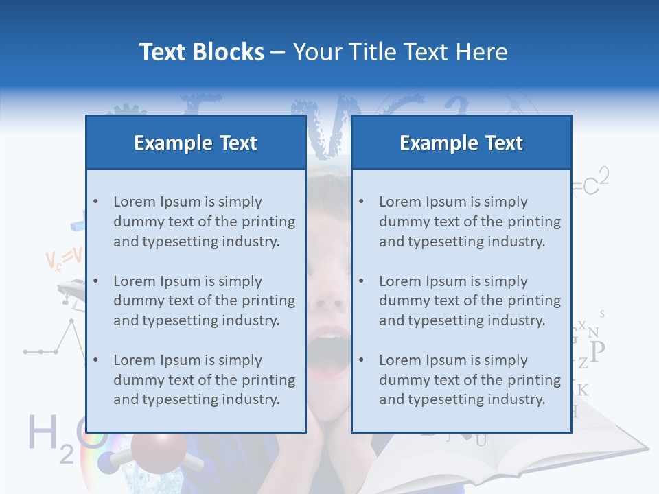 Think Calculation Communication PowerPoint Template
