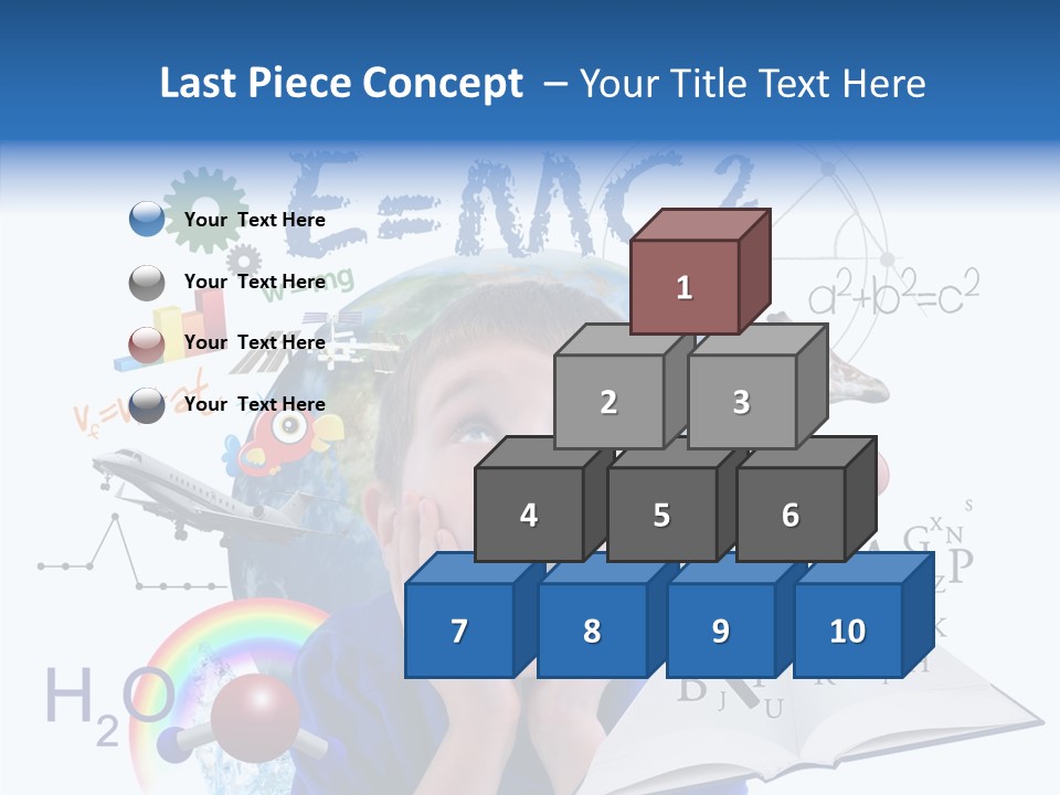 Think Calculation Communication PowerPoint Template