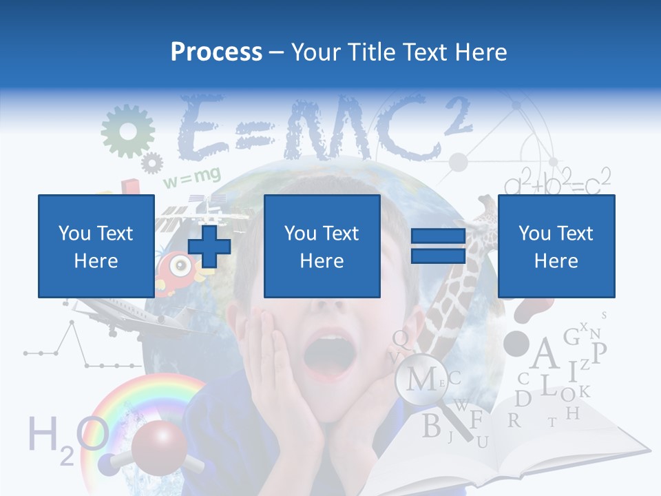 Think Calculation Communication PowerPoint Template