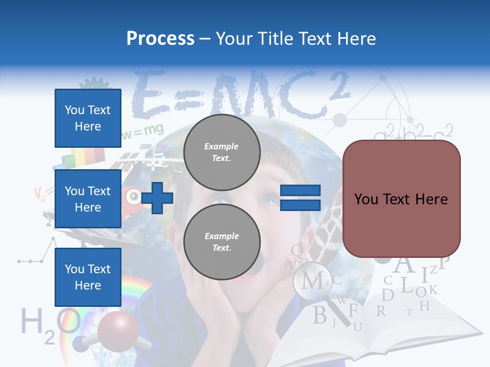 Think Calculation Communication PowerPoint Template