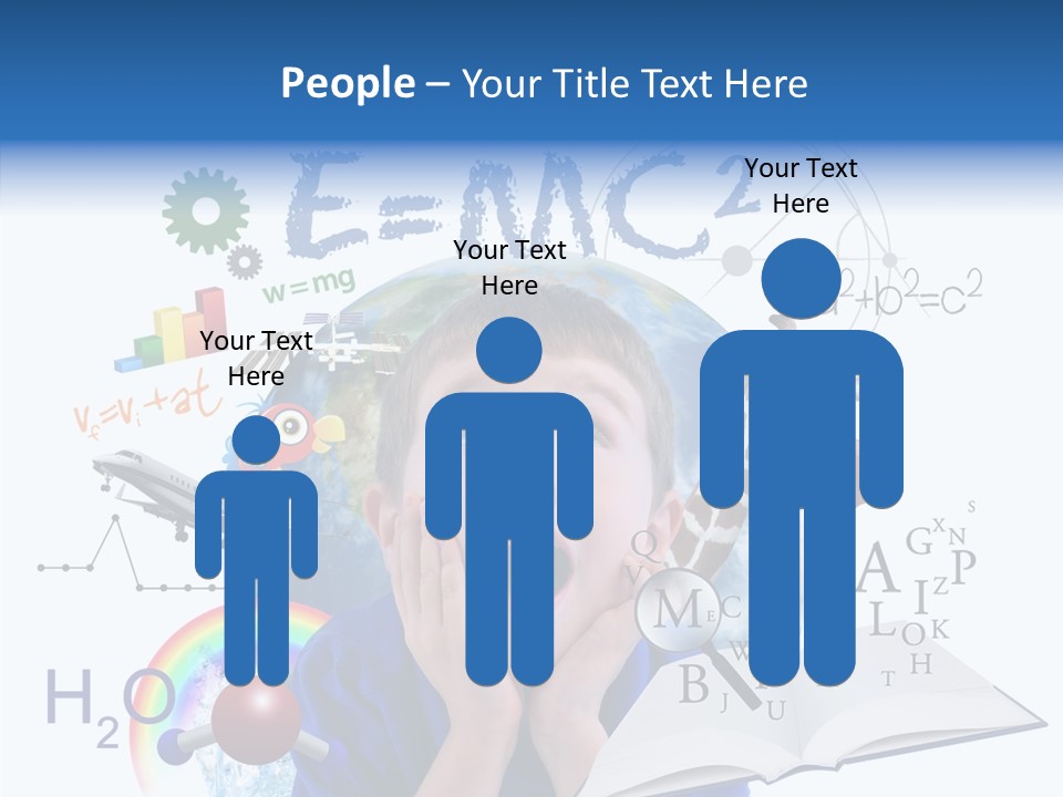 Think Calculation Communication PowerPoint Template