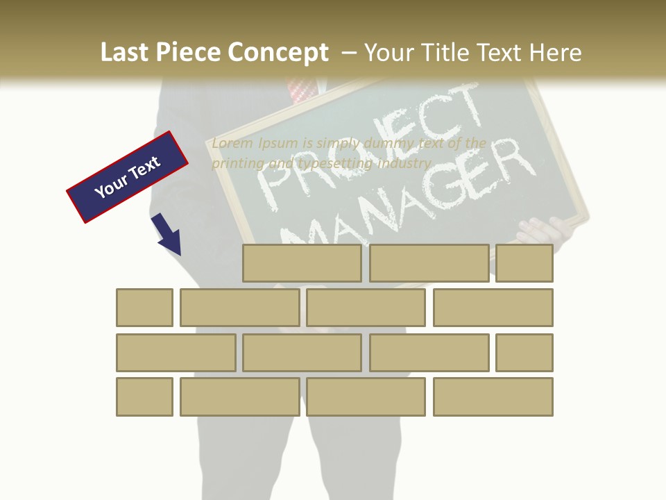 Concept Man Project PowerPoint Template