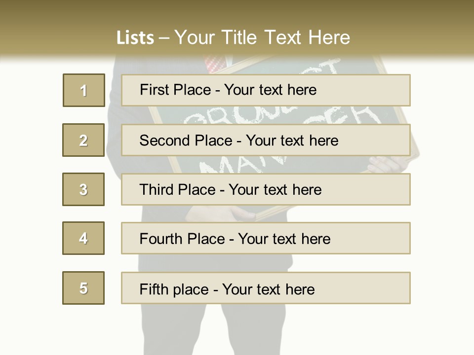Concept Man Project PowerPoint Template
