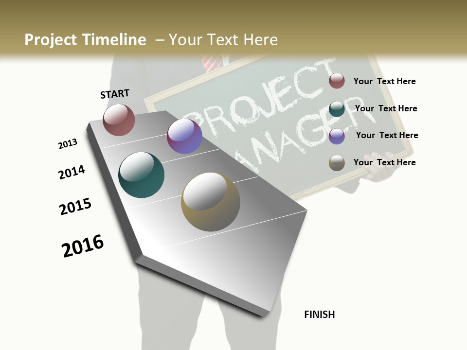 Concept Man Project PowerPoint Template