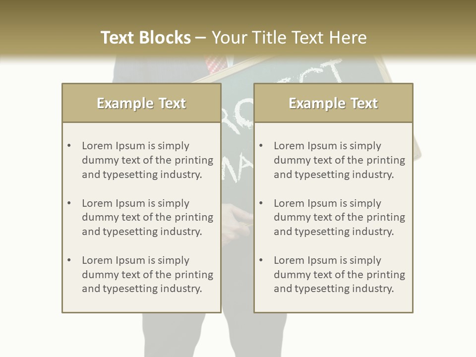 Concept Man Project PowerPoint Template