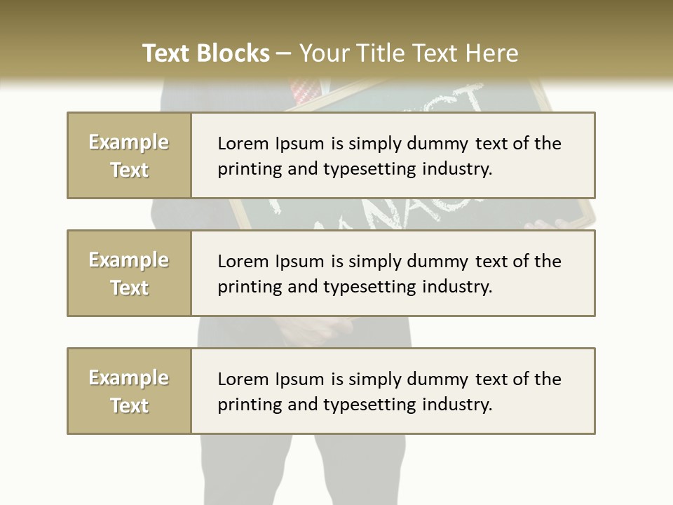 Concept Man Project PowerPoint Template