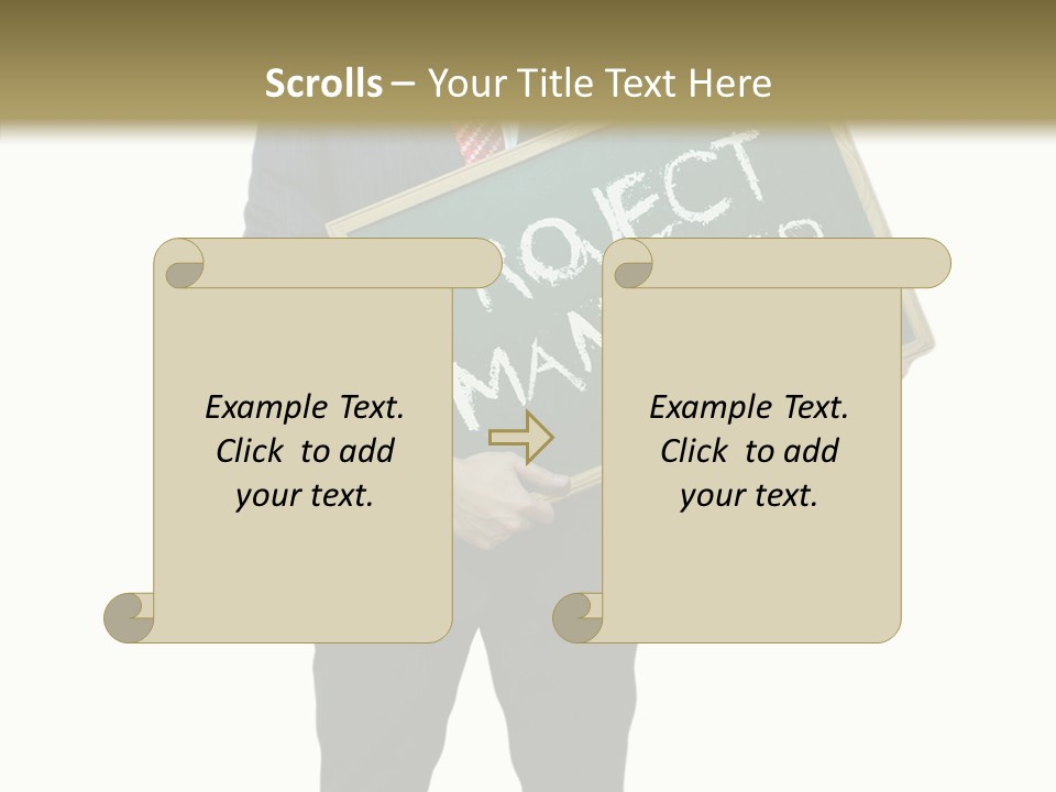 Concept Man Project PowerPoint Template