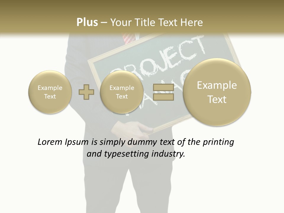 Concept Man Project PowerPoint Template